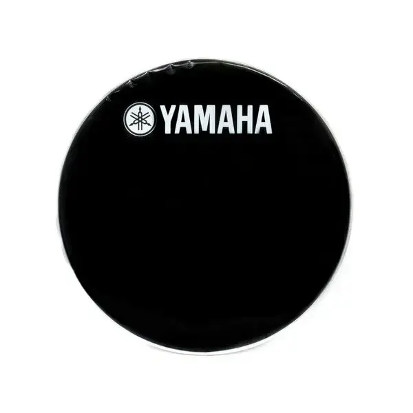 Yamaha Yamaha 26" Classic Logo Bass Drum Head, Black