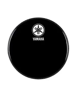 Yamaha Yamaha 24" New Logo Bass Drum Head, Black