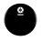 Yamaha Yamaha 24" New Logo Bass Drum Head, Black