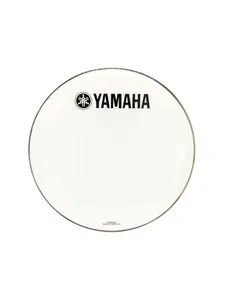 Yamaha Yamaha 26" Classic Logo Bass Drum Head, White