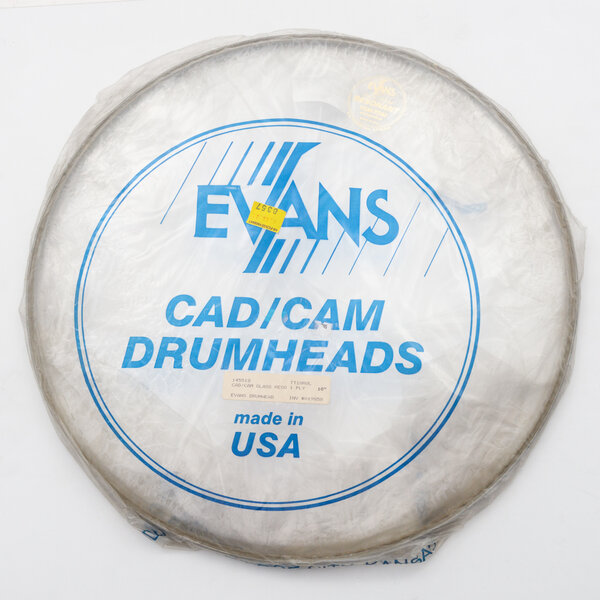 Evans Evans CAD/CAM Resonant 18" Clear Tom Drum Head (Sealed)