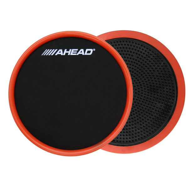 Ahead Ahead Compact 6 Stick On Practice Pad Black With Red Trim