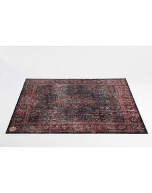 Drum n Base Drum N Base 163cm x 142cm Vintage Persian Club Series, Black & Red