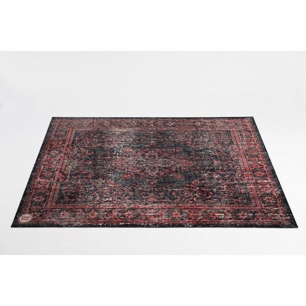 Drum n Base Drum N Base 163cm x 142cm Vintage Persian Club Series, Black & Red