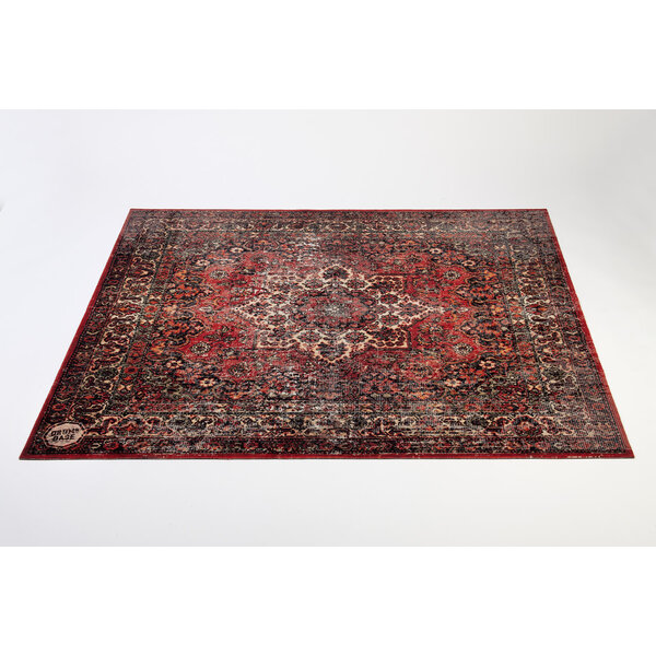 Drum n Base Drum N Base 163cm x 142cm Vintage Persian Club Series, Original Red