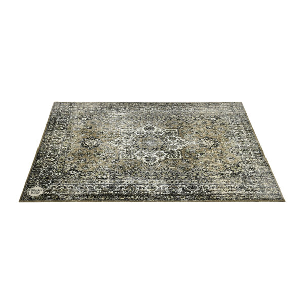 Drum n Base Drum N Base 185cm x160cm Vintage Persian Drum Rug, Green