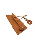 Tackle Tackle Hat Holder Leather Stick Holder, Saddle Tan