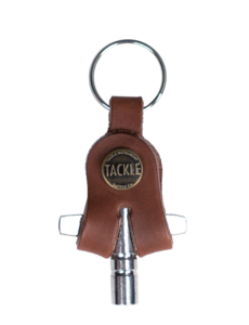 Tackle Tackle Leather Drum Key Case, Mahogany
