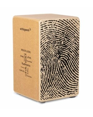 Schlagwerk Schlagwerk Cajon Rudiments Finger Print Large