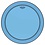 Remo Remo 20” Powerstroke 3 Colortone Bass Drum Head, Blue