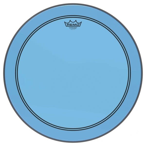 Remo Remo 20” Powerstroke 3 Colortone Bass Drum Head, Blue