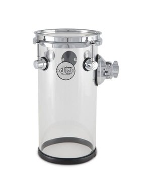DW Drums DW Design 6" x 12" Acrylic Rata Tom, Clear