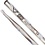 Vater Vater Colour Wrap 5A  Nylon Tip - Drum Sticks, Silver Optic