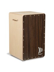 Schlagwerk Cajon Precise OS Black Silver | Graham Russell Drums