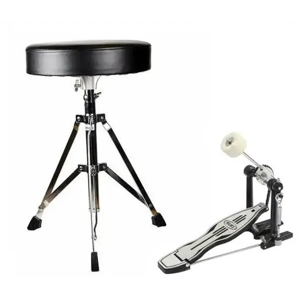 Mapex Mapex Tornado P200 Single Drum Pedal and T200 Drum Throne Pack