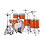 Mapex Mapex Mars 22" Maple Rock Fusion Drum Kit Gloss Amber