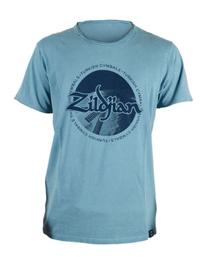 Zildjian Zildjian Limited Edition Cotton Graphic T Shirt, Blue Medium