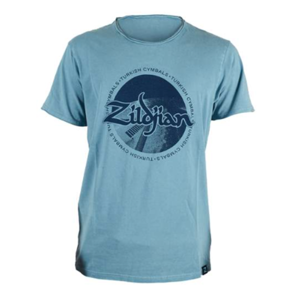 Zildjian Zildjian Limited Edition Cotton Graphic T Shirt, Blue Medium