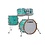 Yamaha Yamaha Recording Custom 18" Jazz Drum Kit, Surf Green