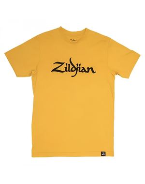 Zildjian Zildjian Classic Logo T Shirt, Gold Medium