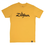 Zildjian Zildjian Classic Logo T Shirt, Gold Medium