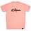 Zildjian Zildjian Classic Logo T Shirt, Pink Small