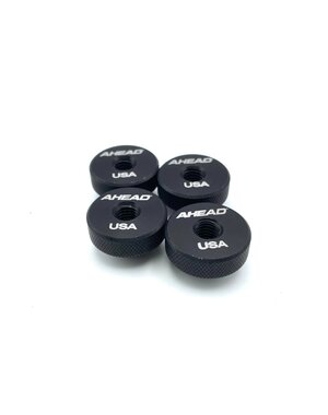 Ahead Ahead Speed Nut Cymbal Toppers 4 Pack – Black