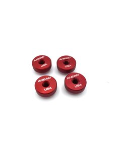 Ahead Ahead Speed Nut Cymbal Toppers 4 Pack – Red