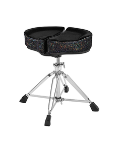 Ahead Ahead Spinal G Saddle Black Cloth Top/Black Sparkle Sides – 4 Leg Base