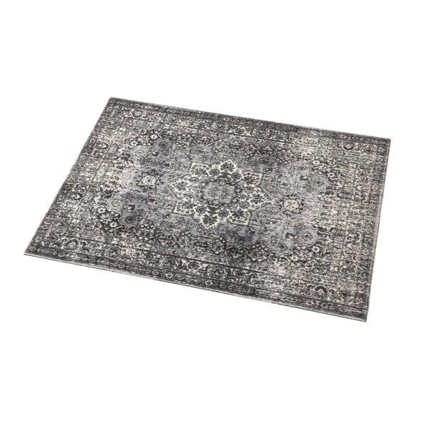 Drum n Base Drum n Base Vintage Persian Pedal & Amp Series Rug – Grey – 80cm x 60cm