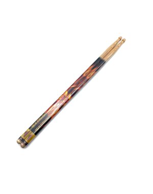  Hot Sticks 7A Wood Tip Artisticks – Flaming Skull