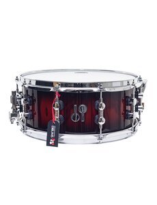Sonor Sonor SQ2 14" x 6" Thin Birch Snare Drum, Black to Red Burst over African Marble