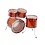 Yamaha Yamaha Absolute Hybrid Maple 20" Fusion Drum Kit, Orange Sparkle