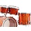 Yamaha Yamaha Absolute Hybrid Maple 20" Fusion Drum Kit, Orange Sparkle