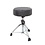 Drum n Base Drum n Base Full Grain Leather Drum Throne, Grey