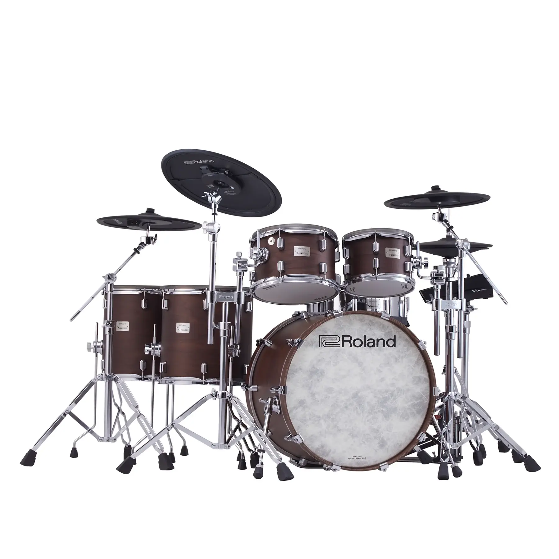 Roland VAD716 Satin Walnut Drum Kit | Graham Russell Drums