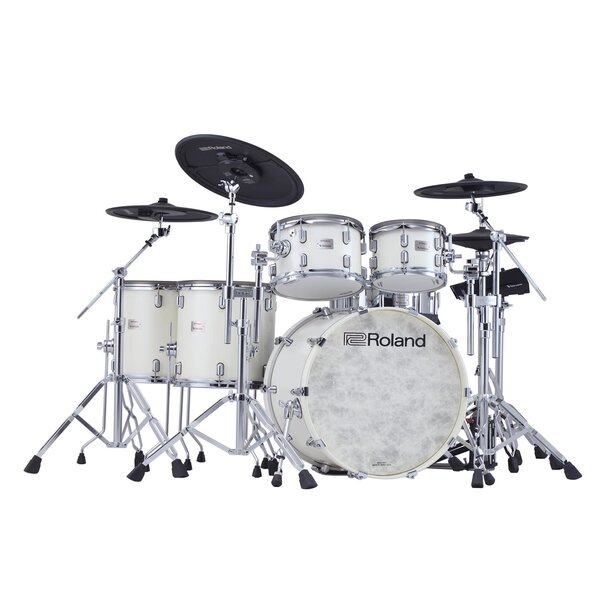 Roland Roland VAD716 Electronic Drum Kit, Pearl White