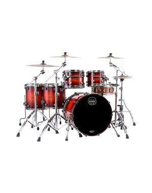 Mapex Mapex Saturn Evolution 22" Special Edition Drum Kit, Maple Burl Blaze