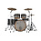 Mapex Mapex Black Panther Design Lab Series 22" Equinox Drum Kit, Satin Flat Black