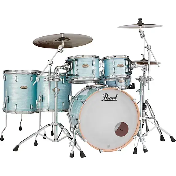 Pearl Pearl Professional Series 22" Maple Drum Kit, Ice Blue Oyster
