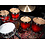 Mapex Mapex Saturn Evolution 22" Special Edition Drum Kit, Maple Burl Blaze