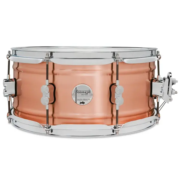 DW Drums PDP Concept 14" x 6.5" Brushed Copper Snare Drum