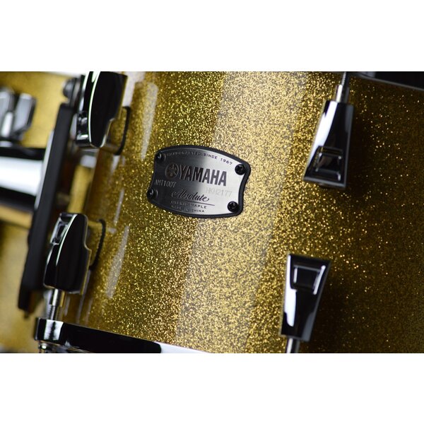 Yamaha Yamaha Absolute Hybrid Maple 8" x 7" Tom Drum, Gold Champagne Sparkle