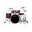 Mapex Mapex Venus 22" Rock Fusion Drum Kit, Crimson Red Sparkle