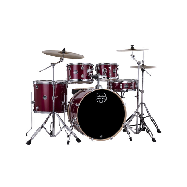 Mapex Mapex Venus 22" Rock Fusion Drum Kit, Crimson Red Sparkle
