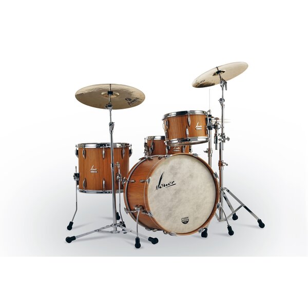Sonor Sonor Vintage Series 22" Drum Kit, Teak Semi Gloss Undrilled