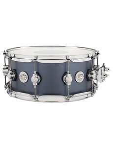 DW Drums DW Design Series 14" x 6" Maple Snare Drum, Blue Slate