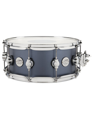 DW Drums DW Design Series 14" x 6" Maple Snare Drum, Blue Slate
