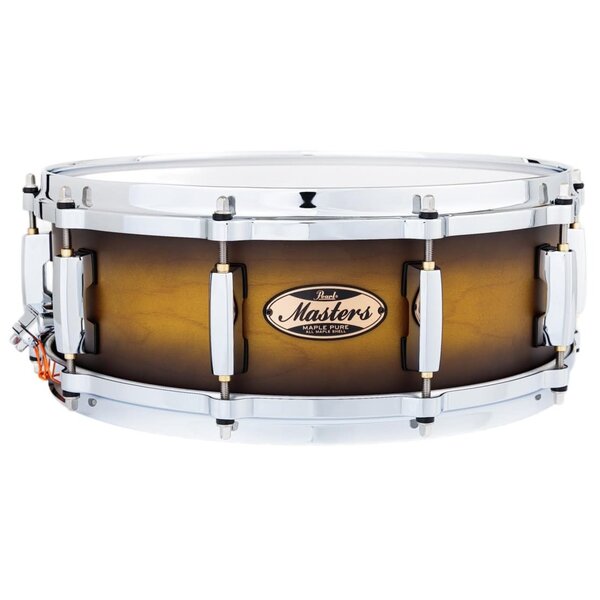 Pearl Pearl Masters Maple Pure 14" x 5" Snare Drum, Matte Olive Burst