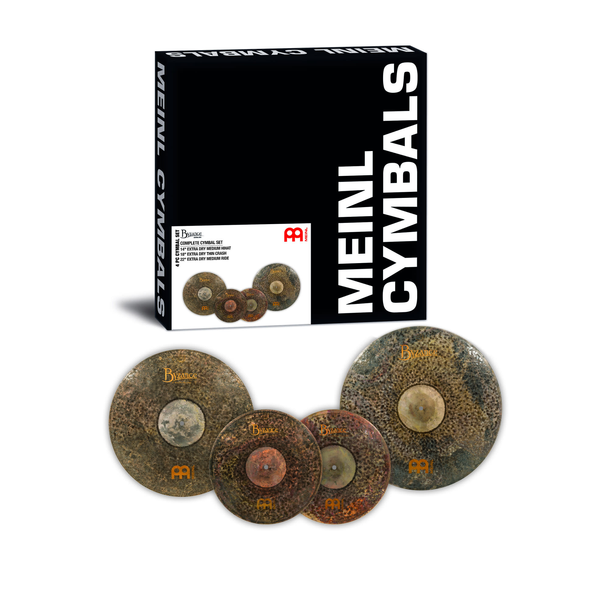 Meinl Byzance Extra Dry Complete Cymbal Set | Graham Russell Drums 